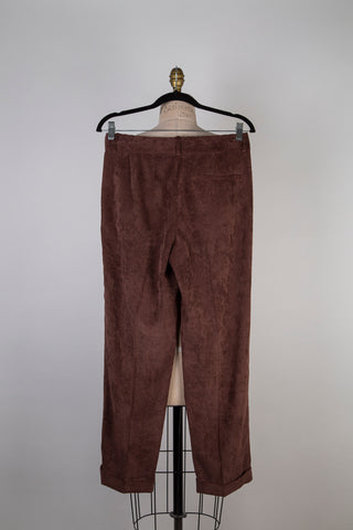 Pantalon Monsieur en corduroy cacao (6)