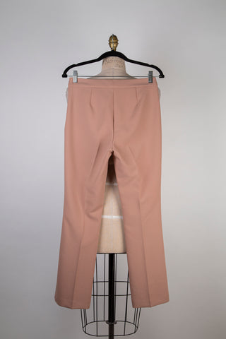 Pantalon bootcut rose thé (4+6)