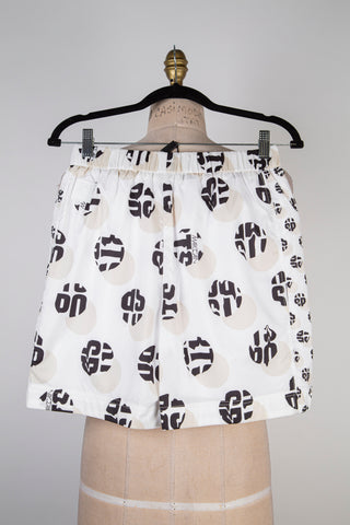 Graphic polka dot sports shorts (XS to M)