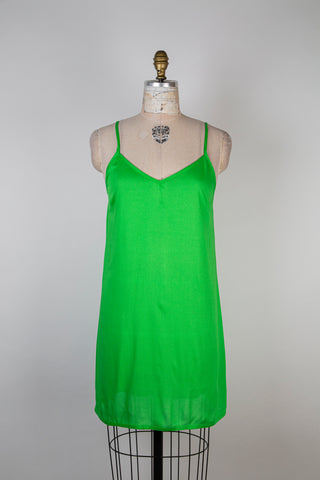 Flowy lime green dress (S)