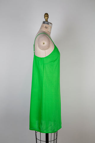 Flowy lime green dress (S)