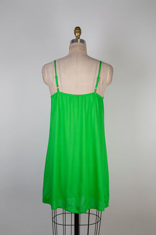 Flowy lime green dress (S)