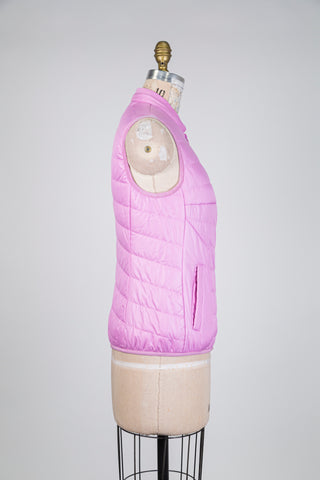 Veste matelassée rose sans manches lavable (6-12-14)