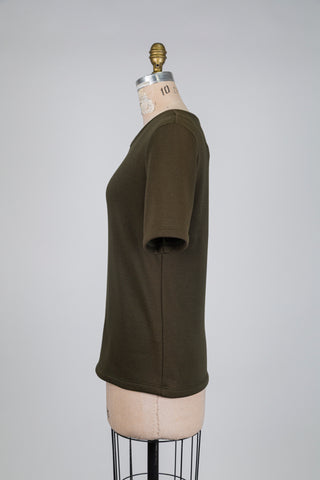 Chandail kaki en molleton tout doux (8)