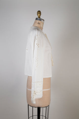 Haut en tissage naturel à broderie (8)