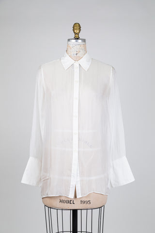 Chemisier diaphane blanc (6)