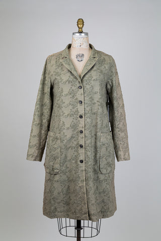 Veste en jacquard vert (S)