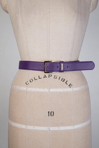 Pure Purple Full Grain Leather Belt (4 &amp; 6)