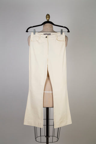 55731 - Vanilla velvet bootcut pants (2)