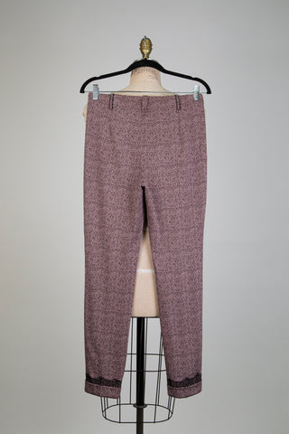 Pantalon à chevrons avec insertions de dentelles (S+M+L)