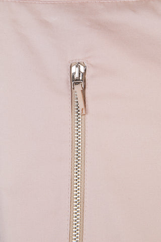 Pantalon cigarette rose satiné (S)