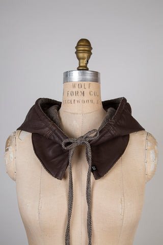 Capulard aviateur / jacquard cappuccino scintillant