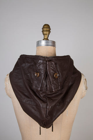 Capulard aviateur / jacquard cappuccino scintillant