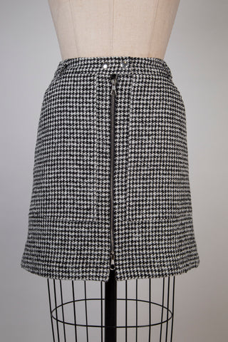 Jupe en tricot pied de poule (4)