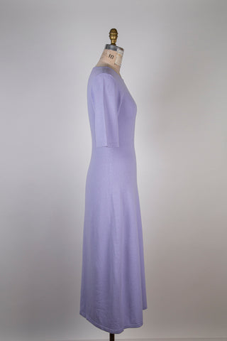 Luxurious Lavender Knit Fitted Dress (XS &amp; S)