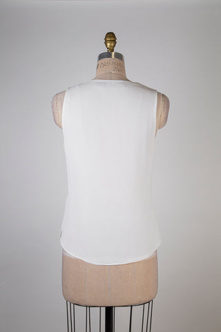 White pleated wrap top (4)