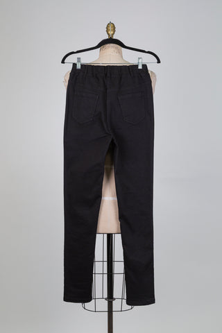 Black stretch denim skinny jeans (XS)