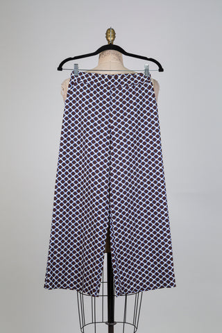 Pantalon à motif brun noisette (2)