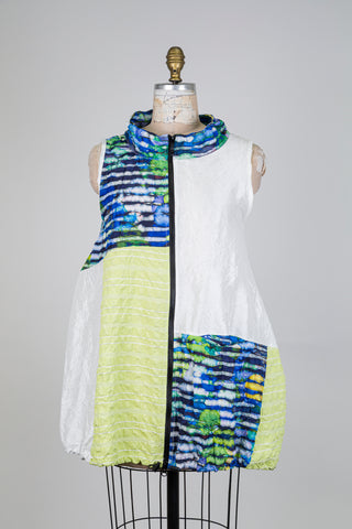 Modular patchwork balloon jacket (S+L)