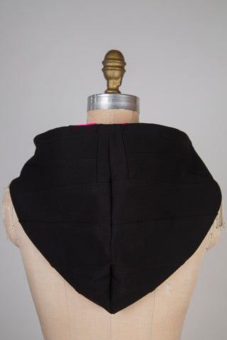 Emerald/Midnight Velvet Scottish Knit Capulard