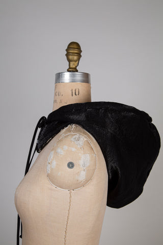 Capulard N&B en tweed / métallisé noir