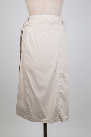 Jupe portefeuille mastic à poche cargo (M)