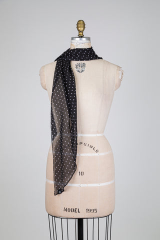 Châle "petits coeurs après 9h"