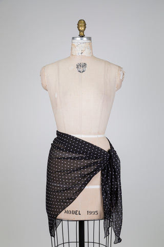 Châle "petits coeurs après 9h"