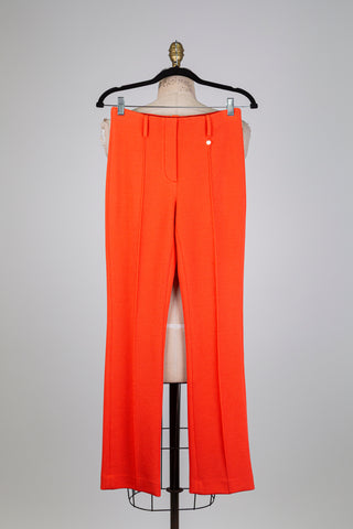 Pantalon techno à maille nid d'abeille orange (S et M)