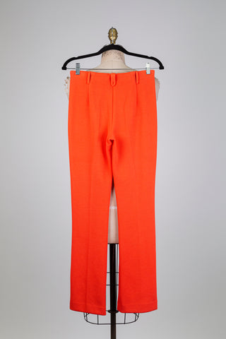 Pantalon techno à maille nid d'abeille orange (S et M)
