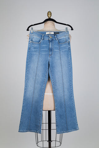 Pantalon en denim ultra-flex bleu délavé (6)