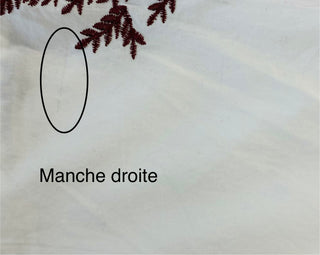 Chemisier blanc à broderie feuillage (4 à 8)