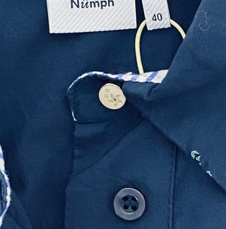 Robe tunique marine à broderie colorée (8 à 12)