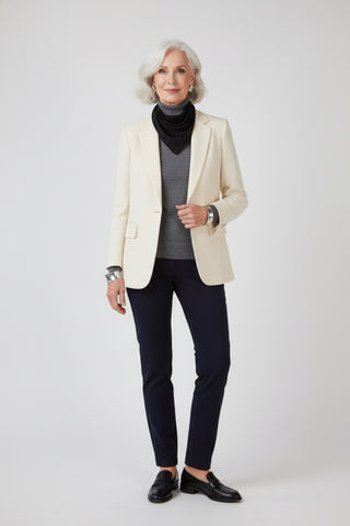 Black techno-chic DANDY scarf (one size)