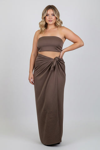 Foulard carré moka glacé (TU)