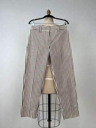 Choco/vanilla striped chino pants (6)