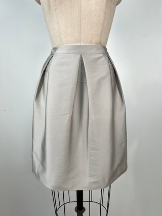 Silver pleated skirt (XS)