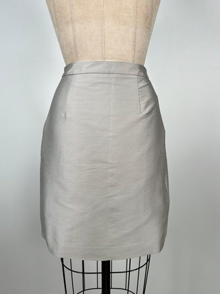 Silver pleated skirt (XS)