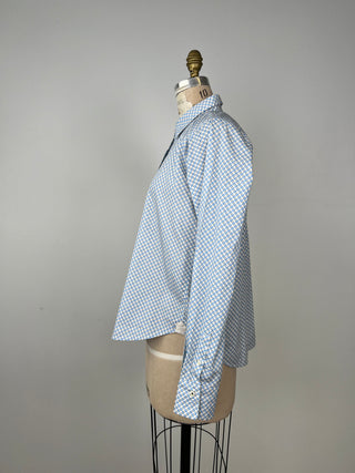 Blue/cream/grey ellipses blouse (6)