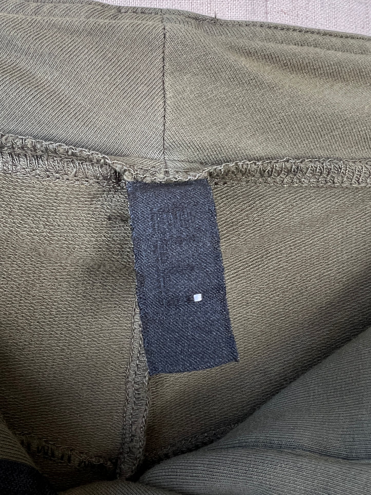 Pantalon chino en molleton kaki (S)