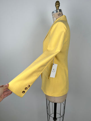 Blazer jaune indémodable (8 +10)