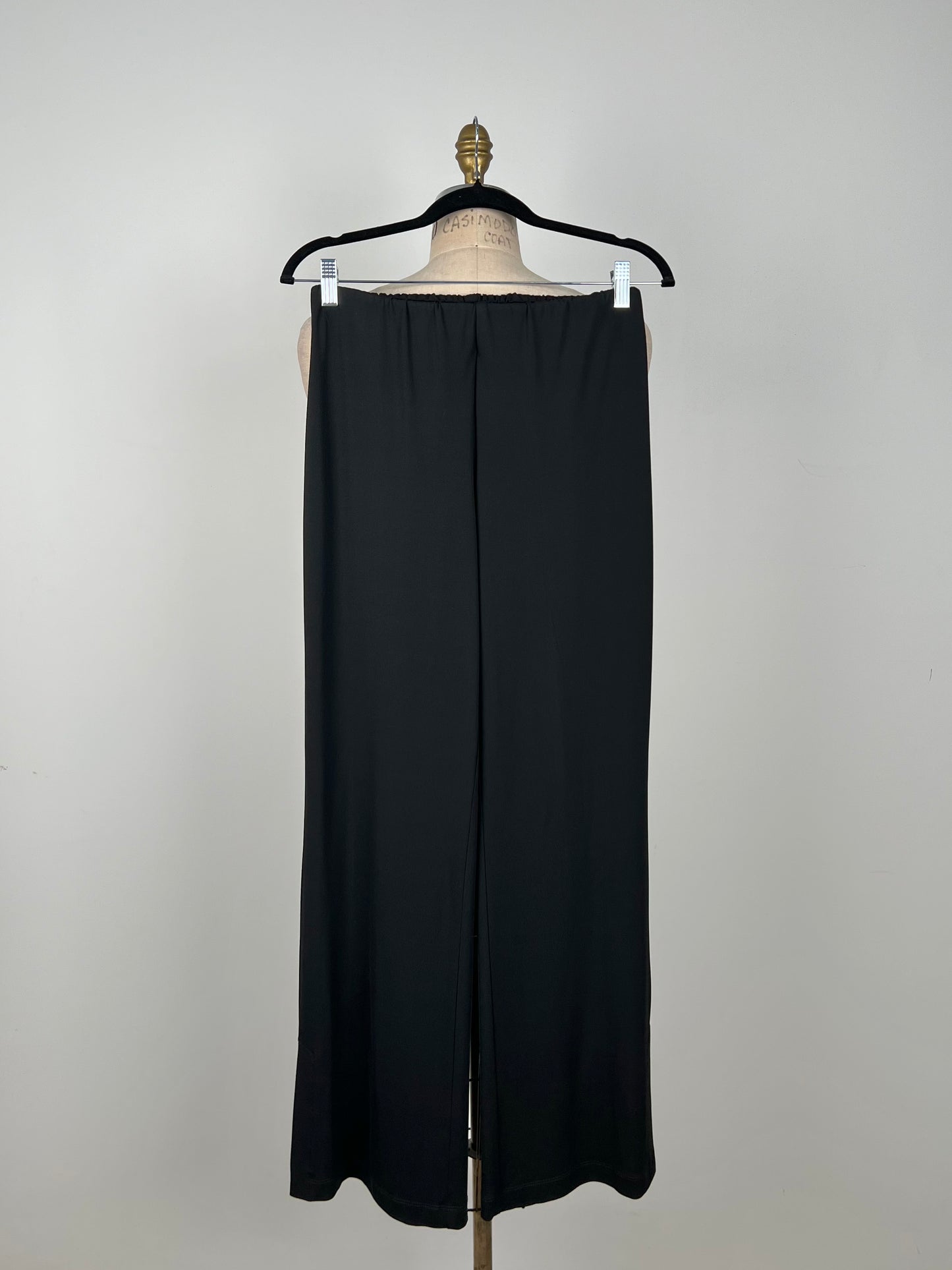 Pantalon fluide large noir (S)