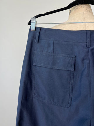 Navy jogger effect pants (6-10-12)