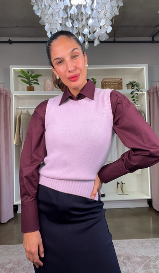 Débardeur en maille lilas (6)