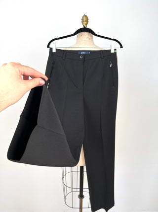 Pantalon tailleur noir lavable (8)