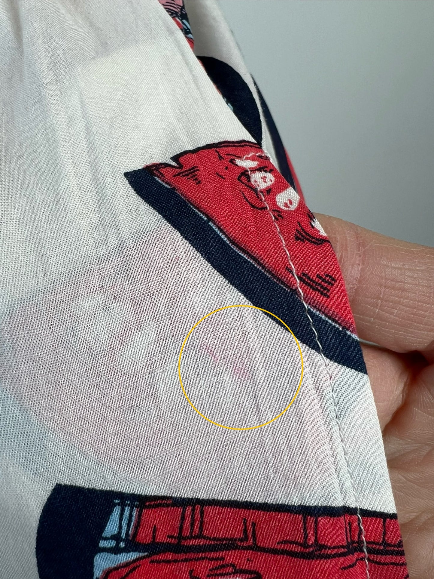 Robe tranche d'été  en coton lavable (M)