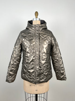 Bronze coat with embossed logo (XS)