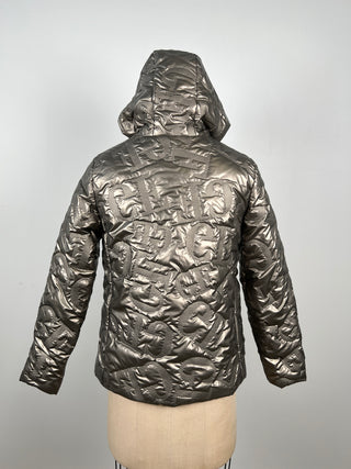 Bronze coat with embossed logo (XS)