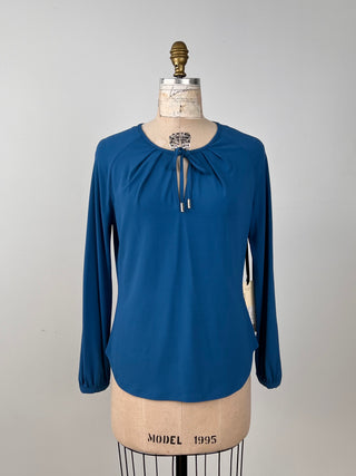 Blouse bleu titan (S)