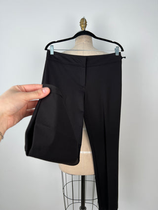 Black chic soft cigarette pants (2)